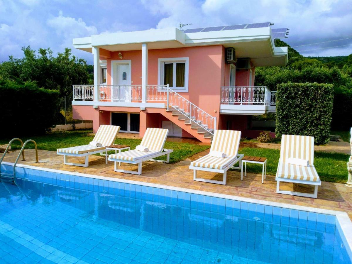 Villa Aphrodite Ríza Esterno foto